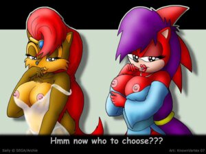 Rating: Explicit Score: 0 Tags: anthro archie_comics big_breasts blue_eyes breasts brown_body brown_fur candy chipmunk dessert duo e621 eulipotyphlan female food fur ground_squirrel hair hedgehog knownvortex lollipop looking_at_viewer mammal nipple_slip nipples purple_hair red_eyes red_hair rodent sally_acorn sciurid seductive sega sonic_the_hedgehog_(archie) sonic_the_hedgehog_(comics) sonic_the_hedgehog_(series) User: bunchy7s