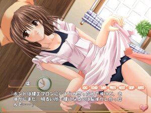 Rating: Explicit Score: 0 Tags: 1girls apron bin_can_darling blush breasts brown_hair ceiling chiba_chinatsu curtains dutch_angle facing_viewer female game_cg head_scarf hidaka_tamaki indoors japanese_text jpeg_artifacts legs_together long_hair looking_at_viewer one-piece_swimsuit potted_plant rule34 school_swimsuit skirt skirt_lift small_breasts solo swimsuit swimsuit_under_clothes thigh_gap translation_request visual_novel wall_clock window wooden_ceiling User: bunchy7s