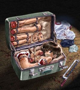 Rating: Explicit Score: 0 Tags: 1girls amputee blood bloomers brown_eyes brown_hair clothes_on_floor female girl_in_a_box gore guro gym_uniform panties quadruple_amputee rule34 saw suitcase waio User: bunchy7s