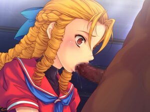Rating: Explicit Score: 0 Tags: blush bow censored dark-skinned_male dark_penis dark_skin drill_hair fellatio female human interracial karin_kanzuki male oral penis red_eyes rule34 school_uniform serafuku straight straight_hair street_fighter street_fighter_alpha street_fighter_alpha_3 surprised yoko_jyusuke User: bunchy7s