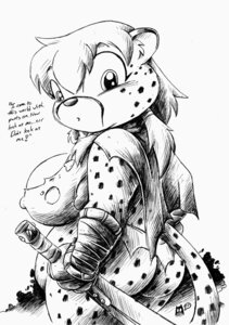 Rating: Questionable Score: 0 Tags: anthro bottomless breasts butt cheetah clothed clothing drake_fenwick e621 felid feline female mammal monochrome nipple_outline overweight overweight_anthro overweight_female solo tail User: bunchy7s