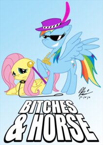 Rating: Questionable Score: 0 Tags: 23isnumber1 blue_body blue_feathers blue_fur cane chain clothing collar cutie_mark duo e621 equid equine feathered_wings feathers female feral fluttershy_(mlp) friendship_is_magic fur hair hasbro hat headgear headwear horse humor mammal multicolored_hair multicolored_tail my_little_pony mythological_creature mythological_equine mythology pegasus pimp pony pun rainbow_dash_(mlp) rainbow_hair rainbow_tail tail wing_boner wings yellow_body yellow_feathers User: bunchy7s
