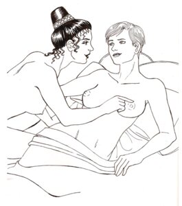 Rating: Explicit Score: 0 Tags: 2girls alien betazoid_(species) black_and_white breasts deanna_troi female female_only human line_art looking_at_another multiple_females multiple_girls natasha_yar nude rule34 star_trek star_trek_the_next_generation yuri User: bunchy7s