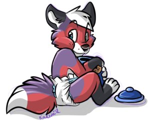 Rating: Safe Score: 0 Tags: ageplay anthro canid canine clean_diaper clothed clothing container cookie cookie_jar diaper diaper_only e621 food fox furrito_(character) hair heterochromia infantilism jar male mammal pupspace roleplay short_hair simple_background smile solo tail toddler topless wearing_diaper white_background young young_anthro young_male User: bunchy7s