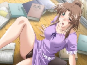 Rating: Explicit Score: 0 Tags: black_panties book brown_hair dress female game_cg purple_dress rule34 sagara_family sagara_maria zyx User: bunchy7s