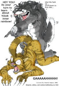 Rating: Explicit Score: 0 Tags: 2002 amanda_wagner anal anthro anthro_on_anthro blaqriot canid canine canis clawing dialogue domestic_cat duo e621 english_text felid feline felis forced jaime_sidor male male/male male_penetrated male_penetrating male_penetrating_male mammal o_0 penetration profanity rape rape_face sex tail text wolf User: bunchy7s