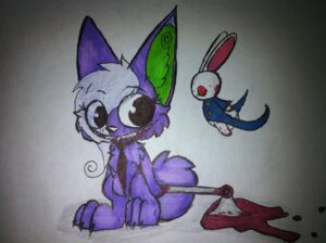 Rating: Questionable Score: 0 Tags: ambiguous_gender anthro axe big_eyes blood bodily_fluids carmen_(what_the_flup) duo e621 fur holding_object holding_weapon lagomorph leporid mammal melee_weapon nightmare_fuel purple_body purple_fur rabbit smile tail unknown_artist weapon what User: bunchy7s