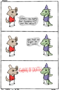 Rating: Safe Score: 0 Tags: 2011 angry anthro belly_mouth biped black_nose brown_body brown_fur clothed clothing comic dialogue digital_media_(artwork) dipstick_ears dot_eyes dragon duo e621 ear_markings english_text frown fur glare green_body green_scales half-closed_eyes hat headgear headwear hybrid jinxed jjiinx_(character) male markings multicolored_ears mythological_creature mythological_scalie mythology narrowed_eyes open_mouth scales scalie shirt signature simple_background simple_eyes solid_circle_eyes speech_bubble standing stick_figure syynx tail tan_body tan_fur text topwear white_background wings User: bunchy7s Rating: Safe Score: 0 Tags: 2011 angry anthro belly_mouth biped black_nose brown_body brown_fur clothed clothing comic dialogue digital_media_(artwork) dipstick_ears dot_eyes dragon duo e621 ear_markings english_text frown fur glare green_body green_scales half-closed_eyes hat headgear headwear hybrid jinxed jjiinx_(character) male markings multicolored_ears mythological_creature mythological_scalie mythology narrowed_eyes open_mouth scales scalie shirt signature simple_background simple_eyes solid_circle_eyes speech_bubble standing stick_figure syynx tail tan_body tan_fur text topwear white_background wings User: bunchy7s