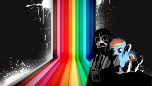 Rating: Safe Score: 0 Tags: black_background blue_body blue_feathers blue_fur crossover darth_vader duo e621 equid equine feathered_wings feathers female feral friendship_is_magic fur hair hasbro mammal multicolored_hair my_little_pony mythological_creature mythological_equine mythology pegasus quadruped rainbow rainbow_background rainbow_dash_(mlp) rainbow_hair simple_background star_wars tail unknown_artist wallpaper widescreen wings User: bunchy7s