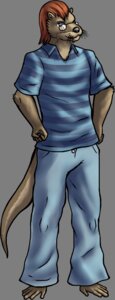 Rating: Safe Score: 0 Tags: alpha_channel anthro biped clothed clothing collared_shirt e621 exodrake eyewear fur glasses hair hi_res iemier male mammal mustelid otter pattern_clothing pattern_topwear polo_shirt shirt solo standing striped_clothing striped_topwear stripes topwear User: bunchy7s