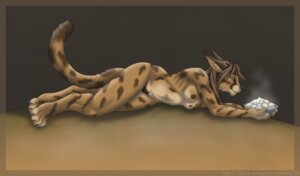 Rating: Questionable Score: 0 Tags: 2010 anthro biped breasts countershading e621 felid female food hair leopard lying mammal mashed_potatoes nipples nude on_front pantherine solo tail wiredhooves User: bunchy7s