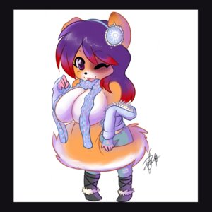 Rating: Safe Score: 0 Tags: 1:1 anthro big_breasts black_border boots border breasts canid canine clothing cyn. digital_media_(artwork) e621 earmuffs female footwear fyxe jacket mammal scarf shaded shoes simple_background solo tail topwear white_background User: bunchy7s