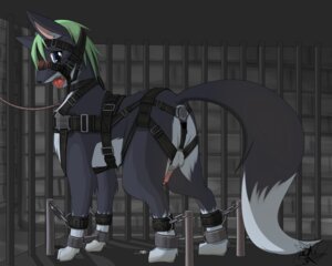 Rating: Explicit Score: 0 Tags: 5:4 anal anal_penetration anus ball_gag balls bars bdsm bodily_fluids bondage bound bridle buttplug cage canid canine chain cum digitigrade dildo dipstick_tail e621 fadingsky feral fixed_dildo fixed_toy floor_bondage gag gagged genital_fluids genitals green_hair hair harness inside leash male mammal markings mount penetration penis plug_(sex_toy) prisoner quadruped rope sex_toy shippo_(katoa_shippo) solo strapped_in_toy submissive submissive_male tail tail_markings User: bunchy7s