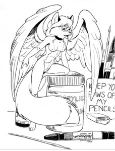 Rating: Questionable Score: 0 Tags: 1992 anthro black_and_white breasts canid canine collar e621 feathered_wings feathers female fox hi_res mammal medium_breasts michael_higgs micro monochrome muse naturally_censored nipple_tuft nude pen_(artwork) skinny skinny_female small_waist solo tail traditional_media_(artwork) tuft wings User: bunchy7s