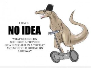 Rating: Safe Score: 0 Tags: 4:3 ambiguous_gender clothing dinosaur dromaeosaurid e621 english_text eyewear feral gentleman hat headgear headwear humor low_res monocle open_mouth prehistoric_species reaction_image reptile saurischian scalie segway simple_background solo tail teeth terribly_british text theropod tongue top_hat unknown_artist velociraptor white_background User: bunchy7s