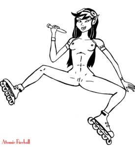 Rating: Explicit Score: 0 Tags: 1girls atomicfireball female long_hair monochrome navel nipples pointy_ears pussy roller_skates rule34 spread_legs starlee_hambrath straight_hair teenage_mutant_ninja_turtles User: bunchy7s