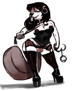Rating: Explicit Score: 0 Tags: anthro beaver buckteeth clothing collar corset cuff_(restraint) e621 ear_piercing female fishnet_clothing genitals handcuffs lingerie looking_at_viewer mammal metal_cuffs nipples piercing restraints rodent shackles solo switchblade_(artist) tail teeth topwear vulva User: bunchy7s