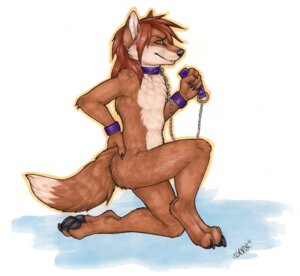 Rating: Questionable Score: 0 Tags: 2011 4_toes 5_fingers anthro biped brown_body brown_fur brown_hair canid canine canis claws collar digitigrade dingo dipstick_ears dipstick_tail e621 ear_markings feet fingers fur hair holding_leash holding_object kneeling korrok leash looking_aside looking_at_viewer male mammal markings multicolored_ears multicolored_tail nude outline pawpads sabre_mccullough side_view simple_background smile solo tail tail_markings tan_body tan_fur toes traditional_media_(artwork) white_background wristband User: bunchy7s