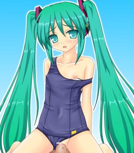 Rating: Explicit Score: 0 Tags: 1boy 1girl 1girls 2d aqua_eyes aqua_hair areolae artist_request bangs blue_background blue_eyes blue_one-piece_swimsuit censored clothing_aside color dark-skinned_male dark_skin eyebrows_visible_through_hair female female_focus female_penetrated flat_chest girl_on_top gradient_background green_hair hatsune_miku headset hetero light-skinned_female light_skin long_hair male male_penetrating male_penetrating_female navel nipples one-piece_swimsuit open_mouth penetration penis pussy rule34 school_swimsuit sex simple_background solo_focus straddling swimsuit swimsuit_aside tears twintails vaginal vaginal_penetration very_long_hair vocaloid User: bunchy7s