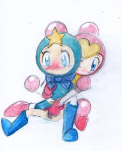 Rating: Explicit Score: 0 Tags: acrobat_aqua antennae_(anatomy) blush bomber_antenna bomberman bomberman_land breast_grab breasts duo e621 embarrassed female fingering gatilleo hand_on_breast hudson_soft humanoid humanoid_on_humanoid konami not_furry pink_body pretty_bomber simple_background surprised unknown_artist vaginal vaginal_fingering white_background User: bunchy7s