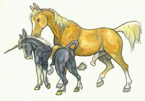 Rating: Explicit Score: 0 Tags: 2009 amagire anatomically_correct anus balls equine equine_pussy female feral hooves horns horse horsecock male penis pussy rule34 sex straight unicorn User: bunchy7s