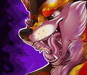 Rating: Safe Score: 0 Tags: anthro black_nose brown_hair bust_portrait canid canine e621 fur grey_eyes hair male mammal portrait solarbyte solo teeth tongue yellow_body yellow_fur User: bunchy7s