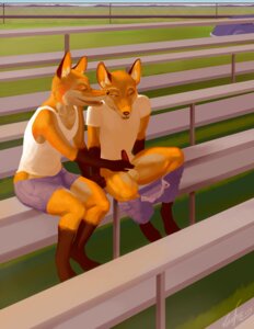 Rating: Explicit Score: 0 Tags: 2012 anthro balls big_penis bleachers bottomwear bottomwear_down brother_(lore) brothers_(lore) canid canine clothed clothing duo e621 erection exhibitionism fox fur genitals grass half-closed_eyes handjob incest_(lore) leg_markings male male/male mammal markings narrowed_eyes naughty_face orange_body orange_fur outside pants partially_clothed penile penis petting plant public sex shirt shorts shorts_down sibling_(lore) sitting small_penis smile socks_(marking) stadium teeth topwear twincest_(lore) twins_(lore) vahnfox User: bunchy7s