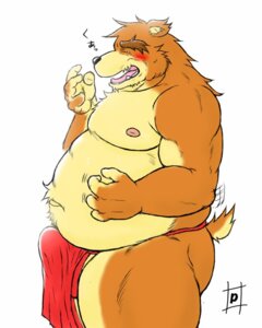 Rating: Explicit Score: 0 Tags: 4:5 anthro bear belly black_nose blush bottomwear brown_body brown_eyebrows brown_fur bulge clothed clothing detailed_bulge digital_drawing_(artwork) digital_media_(artwork) e621 erection erection_under_clothing eyebrows flat_colors fur kemono loincloth male mammal navel nipples open_mouth overweight overweight_anthro overweight_male pink_nipples pink_tongue pochitatsu portrait red_blush red_bottomwear red_clothing red_loincloth scratching scratching_belly scratching_self simple_background solo tail thick_eyebrows three-quarter_portrait tired tongue topless white_background yawn yellow_body yellow_fur User: bunchy7s
