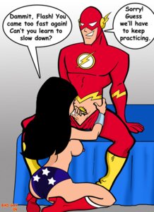Rating: Explicit Score: 0 Tags: 2009 arm_bracelet bad_guy_(artist) bed big_breasts boots breasts cum dc dc_comics dcau diana_prince facing_away_from_viewer fellatio female justice_league justice_league_unlimited male on_bed oral_sex rule34 speech_bubble the_flash the_flash_(series) wally_west wonder_woman wonder_woman_(series) User: bunchy7s