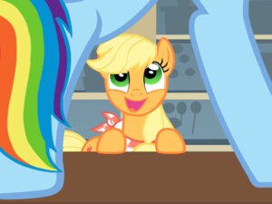 Rating: Questionable Score: 0 Tags: 4:3 applejack_(mlp) blonde_hair blue_body blue_fur duo e621 earth_pony equid equine female feral friendship_is_magic fur furniture green_eyes hair hasbro horse kerchief mammal multicolored_tail my_little_pony neckerchief neckwear open_mouth pony rainbow_dash_(mlp) rainbow_tail stripper table tail unknown_artist User: bunchy7s