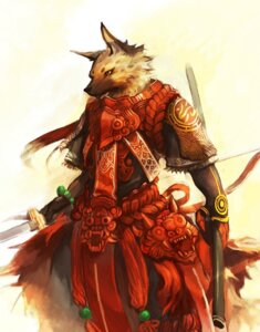 Rating: Safe Score: 0 Tags: abstract_background anthro armor e621 hyena katana kemono male mammal melee_weapon moodraw pose simple_background solo spotted_hyena sword weapon User: bunchy7s