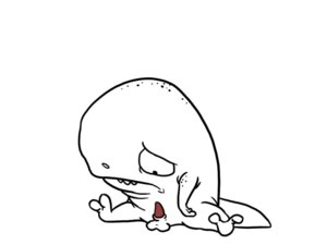 Rating: Explicit Score: 0 Tags: 4:3 balls e621 erection frown genitals male monster nude oddbird penis simple_background solo unknown_species white_background User: bunchy7s