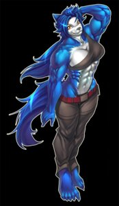 Rating: Safe Score: 0 Tags: abs anthro belt biceps big_breasts blue_body blue_fur blue_hair bokuman bottomwear breasts canid canine canis clothing e621 female fur hair hopey mammal muscular muscular_anthro muscular_female pants solo tail wolf User: bunchy7s