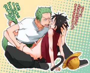 Rating: Explicit Score: 0 Tags: 2boys animal_ears black_hair cat_ears cum green_hair human male male_only monkey_d_luffy multiple_boys multiple_males nochia one_piece penis roronoa_zoro rule34 sitting straight_hair tail yaoi User: bunchy7s