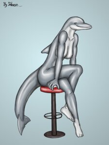 Rating: Questionable Score: 0 Tags: 3:4 anthro anthrofied aquatic biped breasts cetacean dolorcin dolphin e621 feet female furniture hi_res humanoid_feet mammal membrane_(anatomy) nipples oceanic_dolphin plantigrade sitting solo stool tail toothed_whale webbed_hands User: bunchy7s