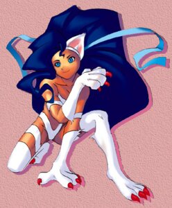 Rating: Questionable Score: 0 Tags: 1girls artist_request blue_eyes blue_hair cat_paws claws cleavage clothed clothing darkstalkers felicia felicia_(darkstalkers) female female_only flowing_hair long_hair lowres rule34 simple_background smile solo suit User: bunchy7s