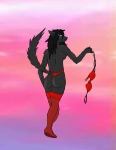 Rating: Questionable Score: 0 Tags: anthro bra breasts butt captainspadevatore clothed clothing e621 female hi_res lost_souls serenity_(captainspadevatore) solo tail topless underwear undressing User: bunchy7s