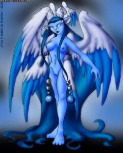 Rating: Explicit Score: 0 Tags: 1girls blue_skin breasts cyra dan_and_mab's_furry_adventures dmfa feathered_wings female front_view furry head_wings nude nude_female rule34 standing white_eyes wings User: bunchy7s