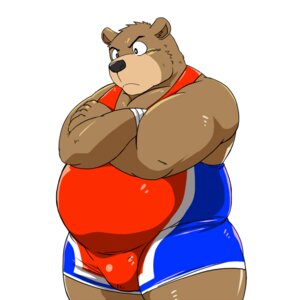Rating: Questionable Score: 0 Tags: 1:1 anthro bear biceps big_muscles biped bulge crossed_arms e621 frown male mammal muscular muscular_anthro muscular_male overweight overweight_anthro overweight_male pecs shiba-kenta solo standing stocky wrestler wrestling_singlet User: bunchy7s