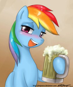 Rating: Safe Score: 0 Tags: 2012 alcohol beer beverage blue_body blue_feathers blue_fur blush cider drunk e621 equid equine feathered_wings feathers female feral food friendship_is_magic fur hair hasbro john_joseco looking_at_viewer mammal multicolored_hair my_little_pony mythological_creature mythological_equine mythology pegasus rainbow_dash_(mlp) rainbow_hair solo substance_intoxication wings User: bunchy7s