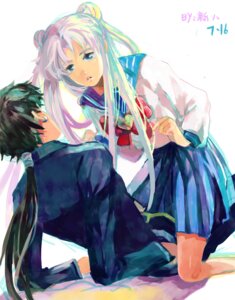 Rating: Questionable Score: 0 Tags: 1boy 1girls 2011 bishoujo_senshi_sailor_moon clothing female long_hair male morning6am rule34 school_uniform schoolgirl seiya_kou skirt smooth_skin usagi_tsukino User: bunchy7s
