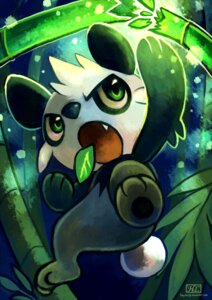 Rating: Safe Score: 0 Tags: ambiguous_gender bamboo bamboo_tree bear digital_media_(artwork) e621 generation_6_pokemon green_eyes haychel looking_up mammal nintendo pancham plant pokemon pokemon_(species) solo tree User: bunchy7s