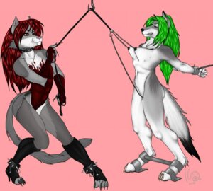 Rating: Explicit Score: 0 Tags: anthro bdsm bondage bound breasts canid canine canis claws clitoris clitoris_chain clitoris_leash clitoris_piercing clitoris_to_nipple collar cuff_(restraint) darkkitten dominant dominant_female duo e621 ereshkigal234 fangs feet female female/female genital_leash genital_piercing genitals hindpaw hook leash linked_nipples linked_piercing mammal nebri nipple_chain nipple_fetish nipple_piercing nipple_play nipple_pull nipples nude paws piercing restraints shackles spreader_bar stretching submissive submissive_female tail teeth torture vampire wolf User: bunchy7s