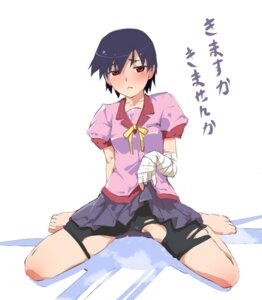 Rating: Explicit Score: 0 Tags: bakemonogatari bike_shorts black_hair female kanbaru_suruga monogatari_(series) rule34 school_uniform spats User: bunchy7s