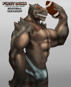 Rating: Explicit Score: 0 Tags: abs american_football anthro athletic ball biceps big_bulge big_muscles biped brown_body brown_scales brown_skin bulge clothed clothing comic detailed_bulge dragon e621 english_text fangs flaccid genital_outline genitals gradient_background grey_background gridiron_ball grin hairless holding_ball holding_object jockstrap k0suna looking_at_viewer male muscular muscular_anthro muscular_male mythological_creature mythological_scalie mythology naughty_face navel nipples open_mouth panties pecs penis penis_base penis_outline pinup pose red_eyes red_sclera scales scalie seductive sharp_teeth simple_background smile solo spikes sport standing teeth text topless underwear url User: bunchy7s