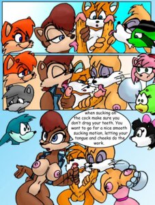 Rating: Explicit Score: 0 Tags: 1boy age_difference amy_rose anthro archie_comics areola balls black_nose blue_eyes bottomless breast_grab breasts brown_fur brown_hair bunnie_rabbot canine chipmunk closed_eyes collaborative_fellatio comic cybernetics cyborg diphallia diphallism double_fellatio double_handjob english_text eyelashes eyeshadow fbz fellatio female fox fur furry furry_only hairbow handjob hedgehog lagomorph large_breasts larger_female male mammal mobian_(species) multi_genitalia multi_penis multiple_females mustelid nipples open_mouth oral oral_sex orange_fur penis penis_grab penis_lick precum rabbit rodent rule34 sally_acorn sega sitting size_difference skunk smaller_male sonic_(series) sonic_satam sonic_the_hedgehog_(archie) sonic_the_hedgehog_(comics) sonic_the_hedgehog_(series) squirrel straight tail tails tails_the_fox tan_fur teacher's_pets teamwork text thought_bubble tongue tongue_out two-tone_fur vest watching whiskers white_fur User: bunchy7s