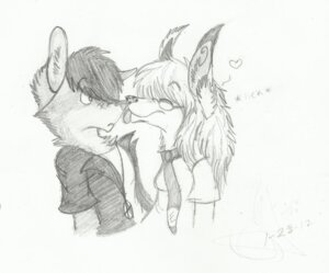 Rating: Safe Score: 0 Tags: 2012 accessory anarchy_symbol duo e621 eyewear female glasses greyscale heart_symbol jewelry licking male marffydog monochrome necklace necktie shocked sketch tongue tongue_out User: bunchy7s
