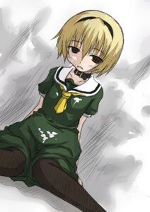 Rating: Explicit Score: 0 Tags: 07th_expansion blonde_hair collar cum cum_on_clothes cum_on_face dress empty_eyes facial female higurashi_no_naku_koro_ni houjou_satoko kneeling pantyhose rule34 sailor_dress sawa_(teaesk) school_uniform short_hair sketch solo teaesk User: bunchy7s