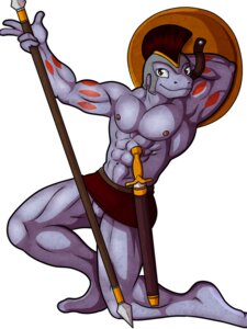 Rating: Explicit Score: 0 Tags: 2014 abs anthro armor balls barefoot biceps big_muscles biped blackbear blue_body blue_skin bottomwear clothed clothing costume e621 feet generation_1_pokemon genitals greek hand_behind_head headgear helmet hoplite humanoid looking_at_viewer machoke male melee_weapon mikhail_(barefootmickeymouse) military miniskirt muscular muscular_anthro muscular_male nintendo nipples pecs pinup plantigrade pokemon pokemon_(species) polearm pose scabbard sheathed_weapon shield simple_background skimpy skirt smile soldier solo spear spread_legs spreading sword topless warrior weapon white_background User: bunchy7s