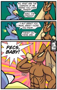 Rating: Safe Score: 0 Tags: 2009 abs abstract_background accidentally_gay anatid anseriform anthro avian beak biceps bird black_sclera blue_body border brown_body brown_fur comic dialogue duo e621 emanata english_text eyebrows flexing fur gender_confusion generation_1_pokemon generation_4_pokemon golduck hand_on_chest hi_res humor lagomorph long_ears looking_at_another lopunny male mammal muscular muscular_male nintendo nude open_mouth orientation_play pecs pokemon pokemon_(species) red_eyes shocked smile speech_bubble stated_heterosexuality stated_sexuality text the_blue_pangolin white_border User: bunchy7s